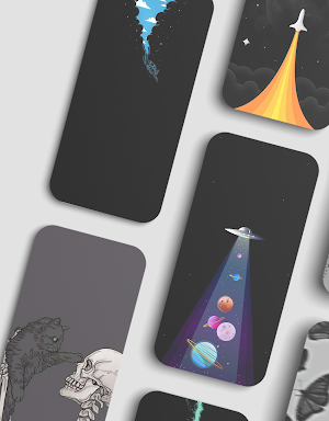 Black aesthetic wallpapers Screenshot 3