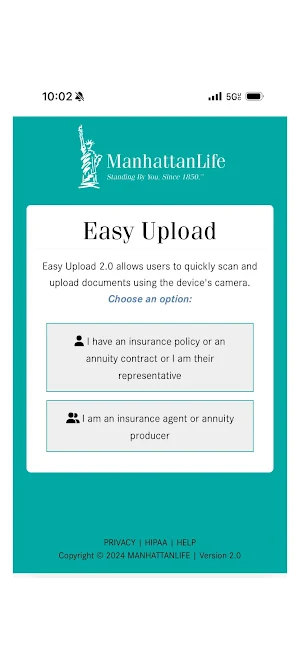 ManhattanLife Client Services Screenshot 0