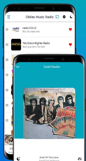 50s 60s 70s Oldies Music Radio Screenshot 1