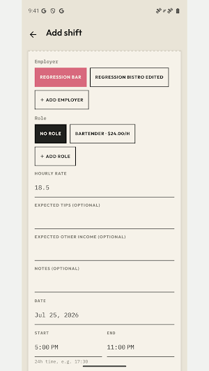 ProTip365 - Tip Tracker Screenshot 2