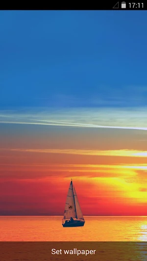 Ship on the Sea Live Wallpaper Screenshot 0