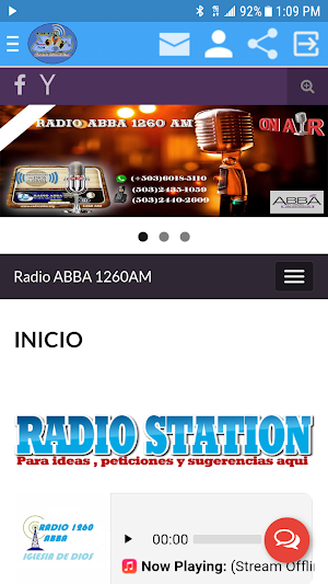 Radio ABBA 1260AM Screenshot 2