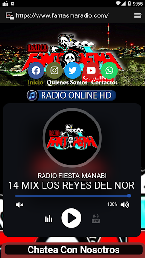Fantasma Radio Online Screenshot 2