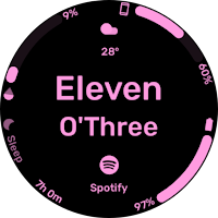 Text Arc - Wear 0S Watchface