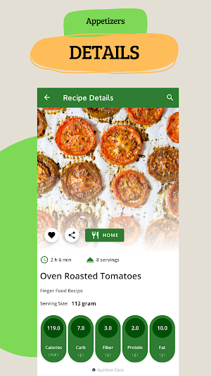 Finger Food Recipes- Appetizer Screenshot 2