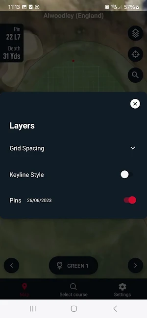 Clere Golf EG App Screenshot 1