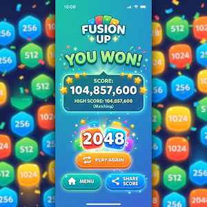 1024 Fusion - Tile Puzzle Game Screenshot 1