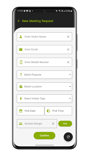 VMS Mobile Application Screenshot 1