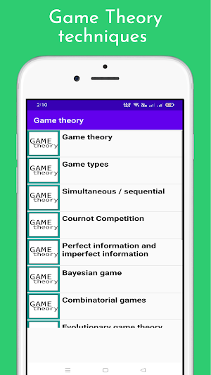Learn- Game theory Screenshot 0
