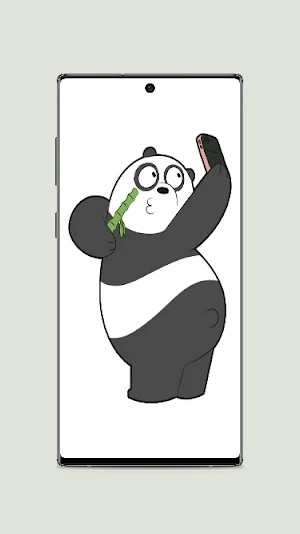 Cute panda Wallpaper Screenshot 2