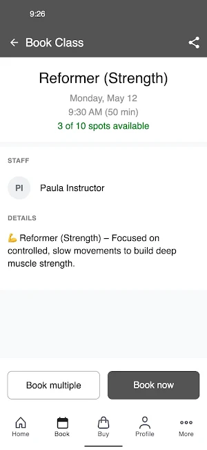 Opus Pilates & Barre Studio Screenshot 2