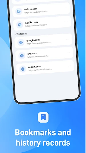 Tidy Browser - Simple & Fast Screenshot 1