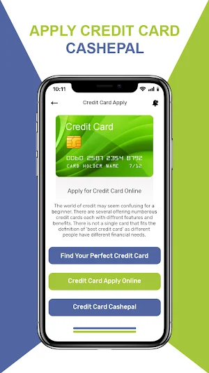 Apply creditcard - Cashepal Screenshot 1