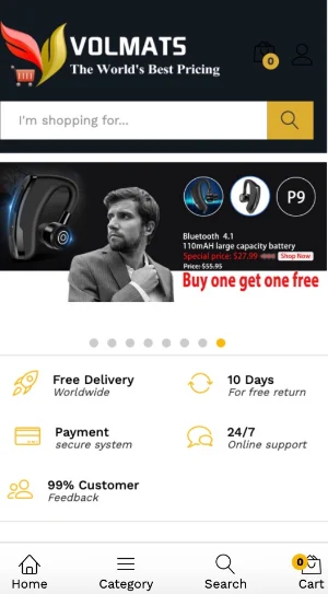 Volmats Electronic Store Screenshot 0