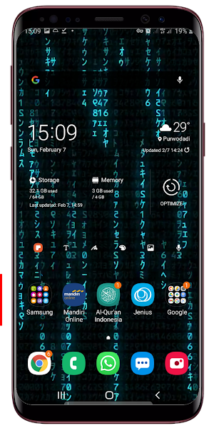 Matrix Live Wallpaper Screenshot 3