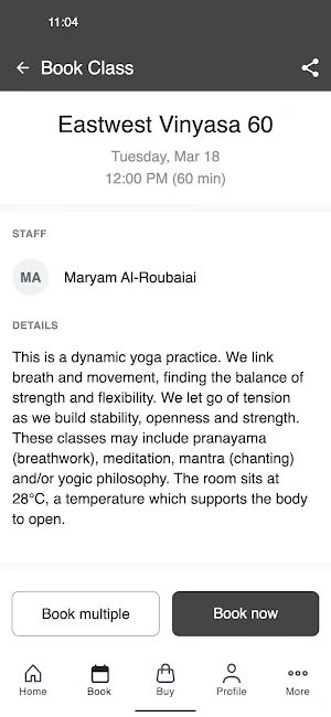 Eastwest Yoga Screenshot 2