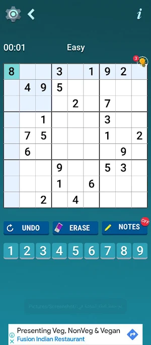 Sudoku Puzzle Game Screenshot 2