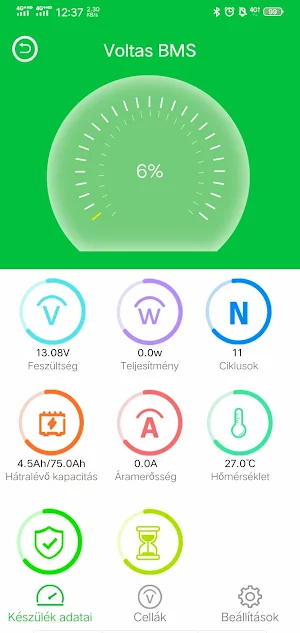 Voltas akku Screenshot 3
