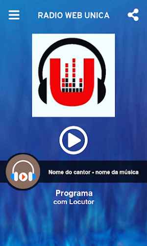 Rádio Web Única Screenshot 1