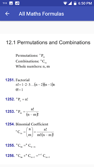 1500 Maths Formulas For All Board Exams 2019 Screenshot 3