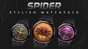 Spider Watchface - Wear Watch Screenshot 0