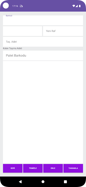 Asbar Lojistik Depo Takip Screenshot 3