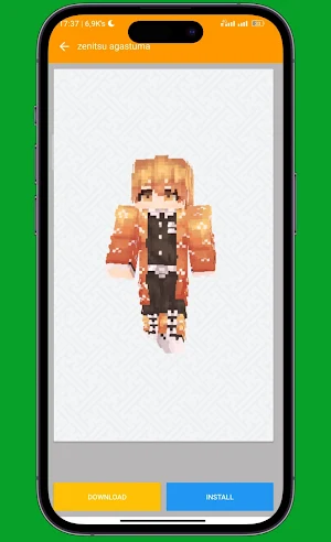 Kimetsu Skin for Minecraft PE Screenshot 1