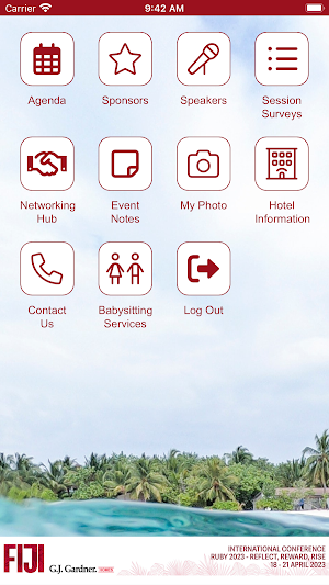G.J. Gardner Homes Event App Screenshot 1