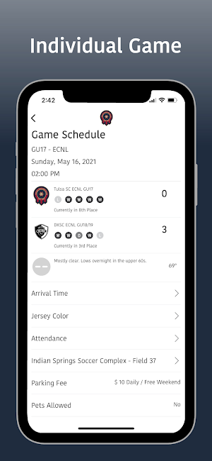 Tulsa Soccer Club Screenshot 1