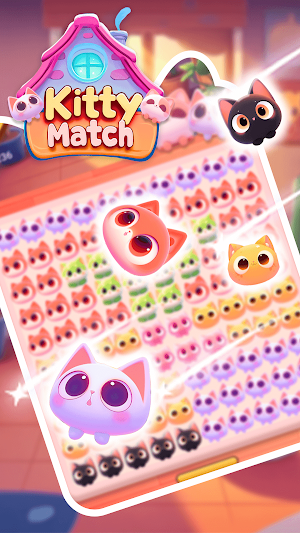Kitty Match: Cute Puzzle Screenshot 2