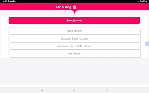 TAVR Sizing Screenshot 3