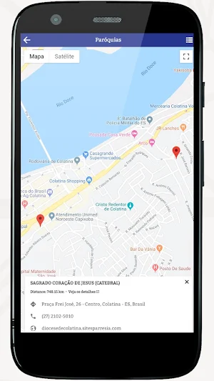 Diocese de Colatina Screenshot 2