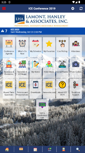ICE Conferences Screenshot 1