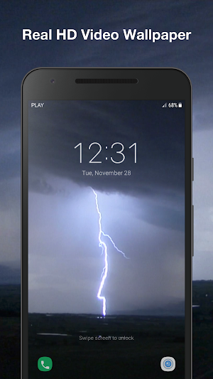 Thunderstorm Live Wallpaper Screenshot 2
