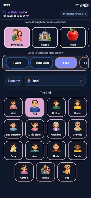Talki Kids AAC+ Screenshot 2