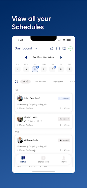 HCM Caregiver App Screenshot 0
