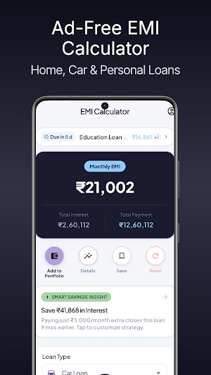 EMI Calculator: All Loans App Screenshot 0