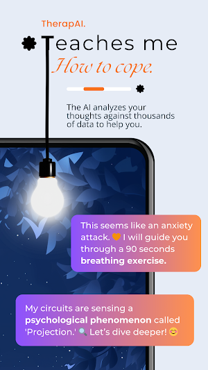 AI Self-therapy Chat: TherapAI Screenshot 2