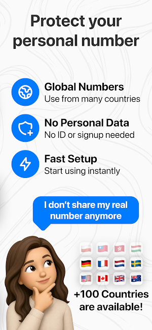 ReceiveSMS: Virtual Number SMS Screenshot 2