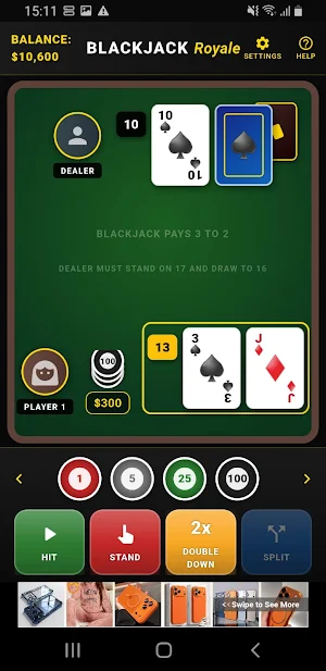 Blackjack Royale Screenshot 2