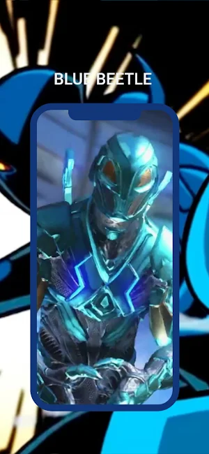 Blue Beetle Wallpaper HD 4K Screenshot 1