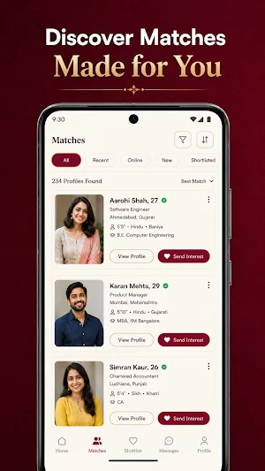 MilanSaathi: Matrimony App Screenshot 3