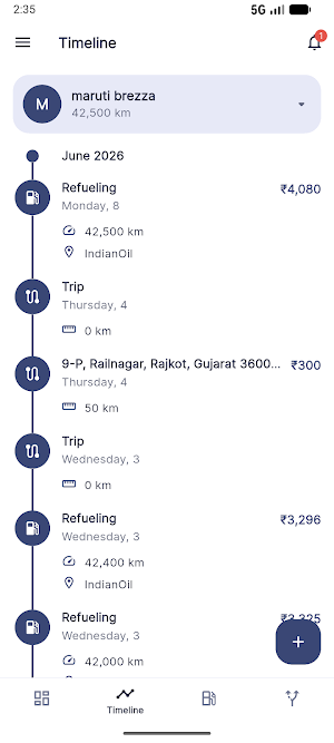FuelWheel: Fuel & Costs Screenshot 2