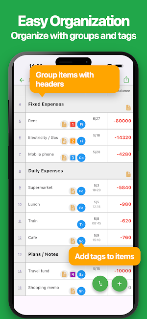 Simple Income & Expense Screenshot 2
