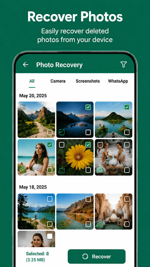 Photo Recovery & File Restore Screenshot 1