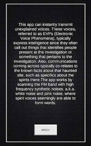 Spirit Box EVP Pro Screenshot 1