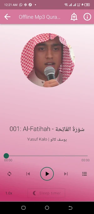 Yusuf Kalo Mp3 Quran Offline Screenshot 1