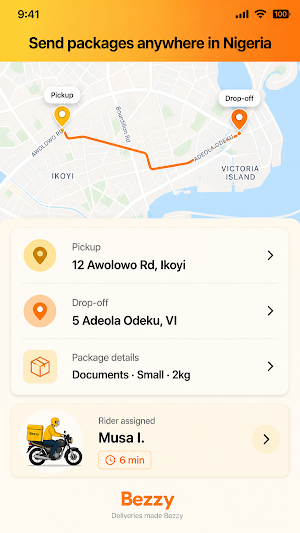 Bezzy Ride: Taxi & Delivery Screenshot 3
