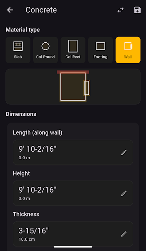 VisuBuild - Construction Calc Screenshot 2