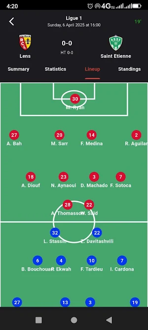 PulseScore -Football Livescore Screenshot 1